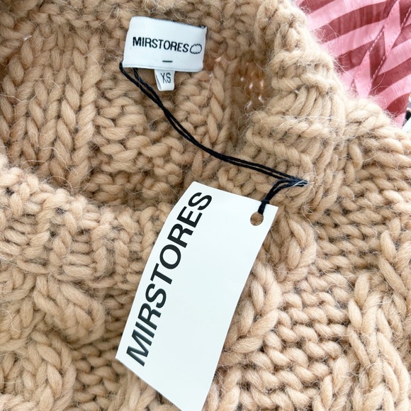 Mirstores Noughts & Crosses Wool Tabard Chunky Sweater Vest XS - Picture 8 of 9